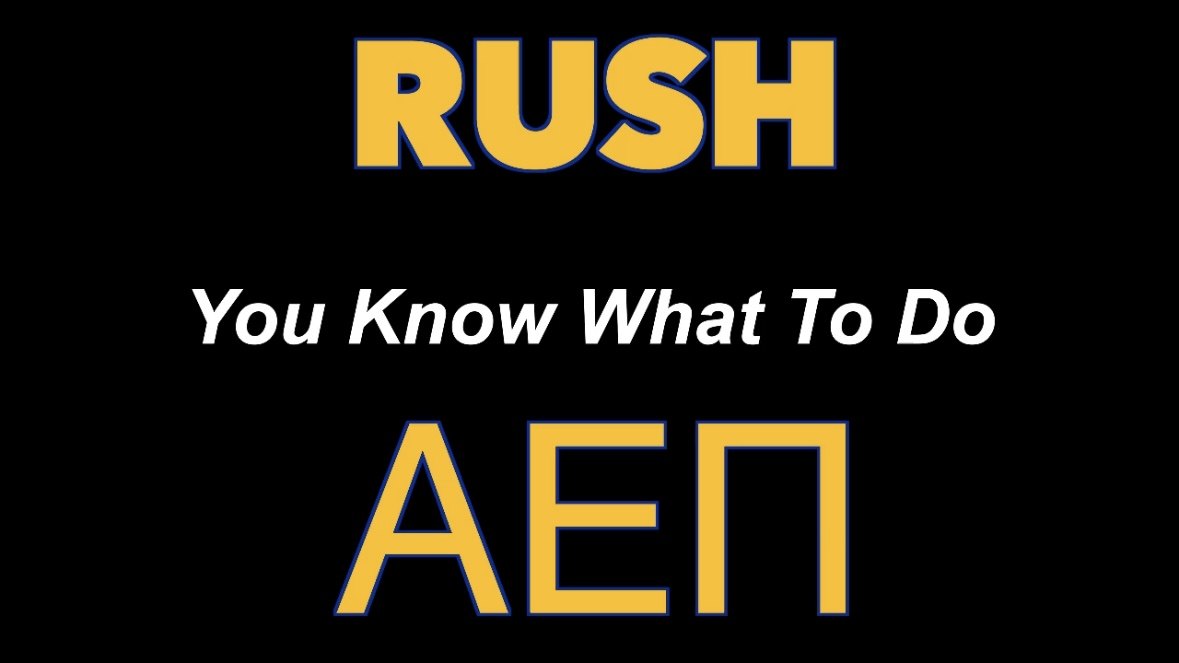 AEPi rush teaser video