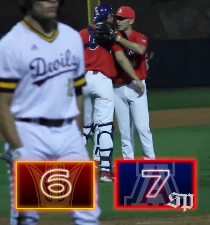 ASU baseball vs Arizona, Apr 4 2021
