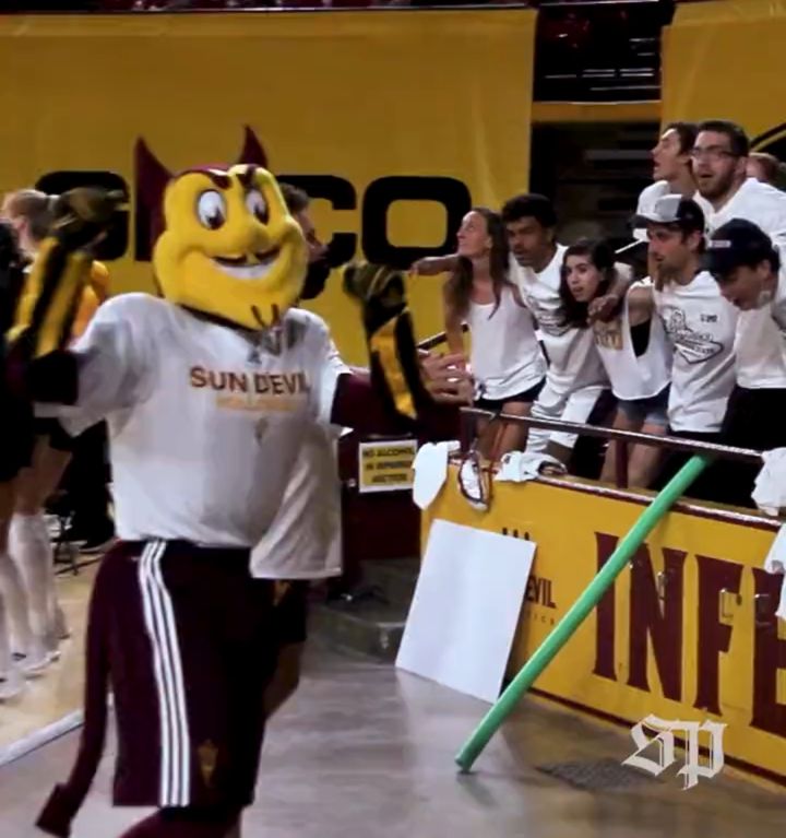 ASU spirit at the arena, Sep 22 2021